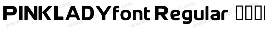 PINKLADYfont Regular字体转换